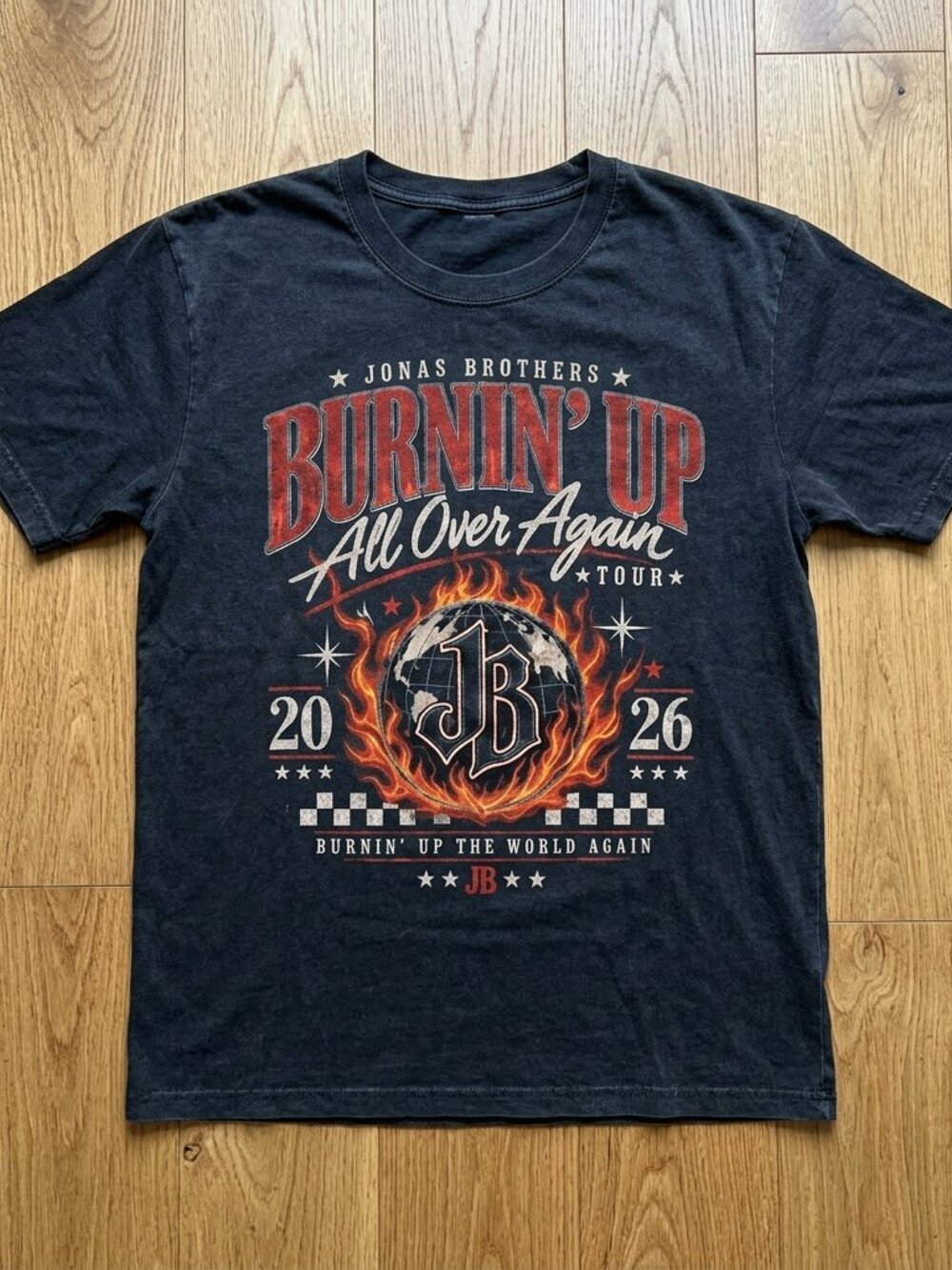 Jonas Brothers Burnin’ Up Tour Shirt